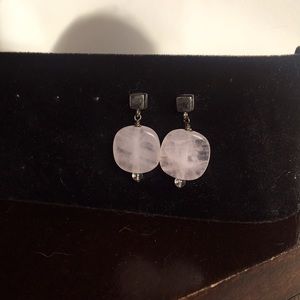 Super and glass/ stone earrings